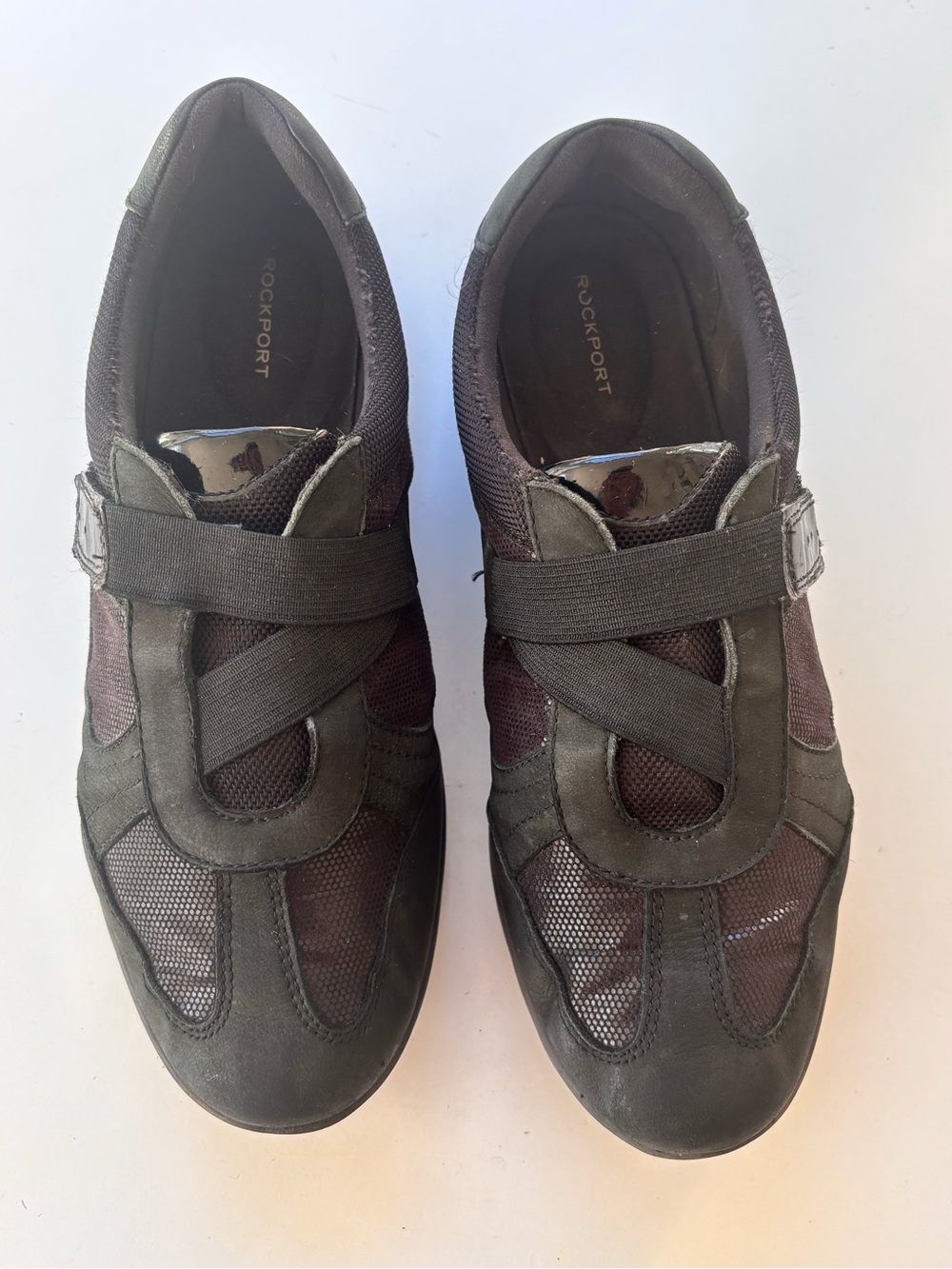 Rockport black slip-on sho